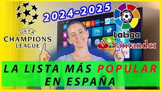 MEJOR LISTA IPTV👋  SIN CORTES  M3U🤝 [upl. by Maidie]