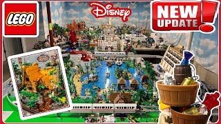 LEGO WALT DISNEY WORLD  UPDATE  SEVEN DWARFS MINE TRAIN [upl. by Yatzeck]