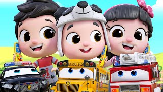 Fire Truck Song  Kids Dance  appMink Police Car  Choo Choo Train appMink Kids Song amp Nursery [upl. by Eadrahc]