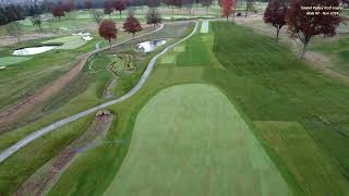 Laurel Valley Golf Club 7 Flyover Backwards [upl. by Naffets288]