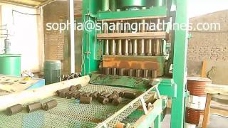 hydraulic barbecue charcoal briquette making machine for hexagonal shape [upl. by Massab]