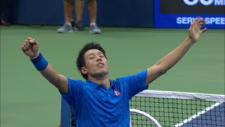 US Open 2016 In Review Kei Nishikori [upl. by Beghtol]