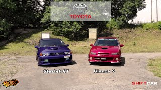 Starlet GT vs Glanza V  Showdown [upl. by Thomasa]