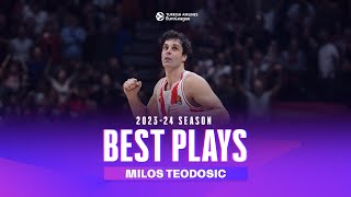 PASS MAESTRO  MILOS TEODOSIC Best PLAYS and ASSISTS  EUROLEAGUE HIGHLIGHTS 202324 [upl. by Laureen688]