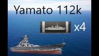 World of Warships Blitz  Yamato APCS hits differentUnedited [upl. by Nanis]