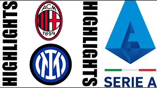 Inter vs Milan 12 Highlights  Serie A 20242025 [upl. by Anemix]