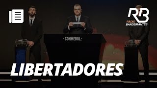 Análise do sorteio da Copa Libertadores  Resenha SeguroBet [upl. by Lucic314]