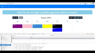 How to use localstorage in reactjs [upl. by Adnor]