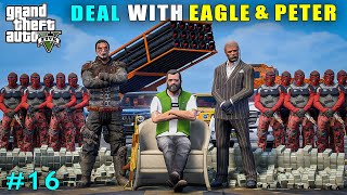 Michaels Biggest Deal With Eagle And Peter  Gta V Gameplay [upl. by Esiuqcaj]