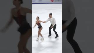 STELLATODUDEK  DESCHAMPS twist to another GPFigure title FigureSkating [upl. by Jamill]