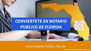 Conviertete en notario de Florida [upl. by Anerbas]