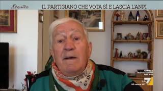 Il partigiano che vota Sì e lascia lANPI [upl. by Bal]