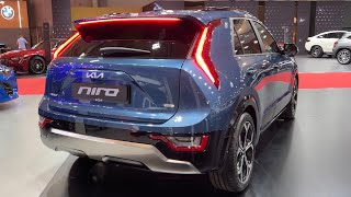 New KIA NIRO 2023  full VISUAL REVIEW exterior interior price Hybrid [upl. by Ecnedurp]