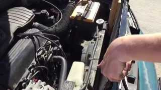 Replacing the AC condenser in a car [upl. by Enilrem]