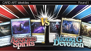 Azorius Spirits vs Devotion  WHAT IS THIS COMBO  Pioneer Paper Gameplay [upl. by Onaivlis]