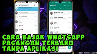 cara bajak whatsapp pasangan terbaru 2023 tanpa aplikasi [upl. by Ahcarb]