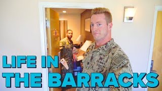 Barracks Life  Military Barracks Room Tour  Life in the Barracks [upl. by Arza]