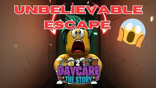 Crazy escape in Daycare 2 gameplay • Zuxicoco7 •Roblox [upl. by Onida]