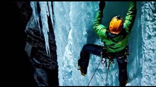 Outdoor sports photography on icefall by Ray Demski  Phase One [upl. by Argyle]