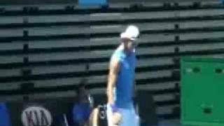 Rafael Nadals Party Tricks  Australian Open 2009 [upl. by Hgielsel]