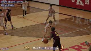 BDJH vs CRJH Boys 7A Basketball Full Game [upl. by Ratcliffe]