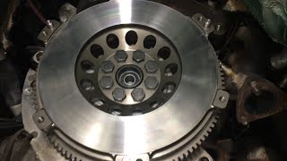 STAGE 2 PERFORMANCE CLUTCH AND LIGHTWEIGHT FLYWHEEL INSTALL  BMW E36 Drift Build Episode 10 [upl. by Brezin]