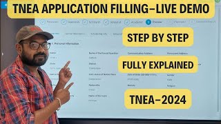 TNEA2024  Online Application FillingLive Demo How to upload certificates [upl. by Stephie]