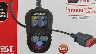 Lecteur OBD2 AUTOBEST sur MX5 NBFL de 2002 [upl. by Mika]