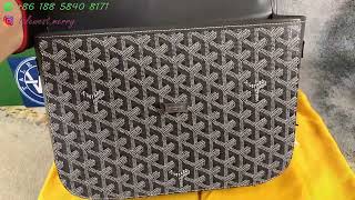 QC Goyard Belvedere PM Grey [upl. by Enelia]