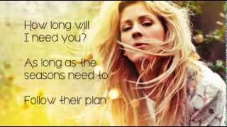 Ellie Goulding  How Long Will I Love You Lyrics [upl. by Fabe]