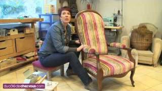 Restaurer un fauteuil Voltaire [upl. by Somar]