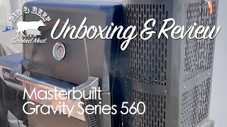 Masterbuilt Gravity Series 560 UNBOXING amp REVIEW [upl. by Ruy]