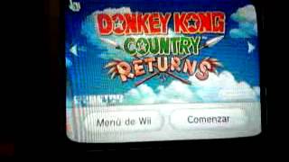 Donkey Kong Country Returns wii channel [upl. by Anelet]