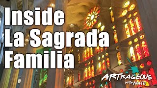 Inside La Sagrada Familia  Artrageous with Nate [upl. by Gradey]