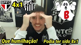 VAMOS RIR SÃO PAULO GOLEIA O SANTOS E TOSO O SANTISTA FICA DOIDO [upl. by Aihsitan]