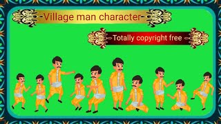 New croma toon cartoon character green screen video copyright free [upl. by Otirecul159]