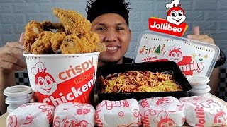 Ultimate Jollibee Mukbang ASMR [upl. by Nayb]