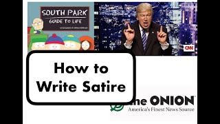 How to Write a Satire [upl. by Benge877]