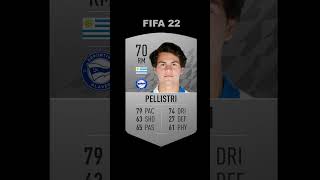 Facundo Pellistri in EVERY FIFA FIFA 21EAFC 24 like subscribe [upl. by Ainnet]