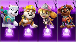 PAW Patrol 🐾 Rubble 🆚 Skye 🆚 Ryder 🆚 Rubble🎶 Tiles Hop EDM Rush [upl. by Lashonda368]