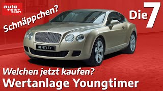 7 Youngtimer die ihr jetzt kaufen solltet  NeoKlassiker als Wertanlage I auto motor und sport [upl. by Neeneg]