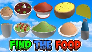 FIND THE Food💖New 10 Food💖ROBLOX 💖All Badges 130 [upl. by Norvan]