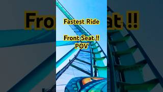 Insane Front Seat Roller Coaster POV Feel the Speed [upl. by Asiil]