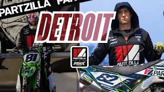 PARTZILLA PRMX SUPERCROSS  Behind the scenes in DETROIT [upl. by Kemme880]