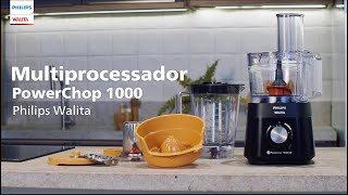 Multiprocessador PowerChop 1000 Philips Walita  HR7304 [upl. by Vina]