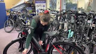 Kalkhoff Endeavour 5B Move Electric Bike boschebikesystems Intube Battery Removal [upl. by Lilybelle]