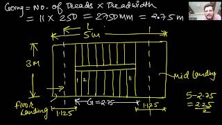 DESIGN OF DOG LEGGED STAIR CASE [upl. by Atima572]