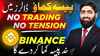 Earn Money Online with Binance NO TRADING Required [upl. by Leclair]