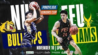 PINOYLIGA JUNIORS CUP  NU BULLPUPS VS FEU BABY TAMS [upl. by Lednahs]