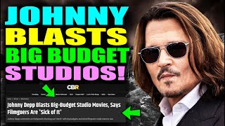 Johnny Depp BLASTS big budget studios in NEW interview [upl. by Ecineg30]